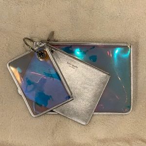 NWOT Kate Spade zipper pouch set